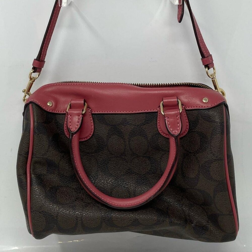 Coach Rowan Satchel Bag In Signature Canvas - Picture 2 of 7